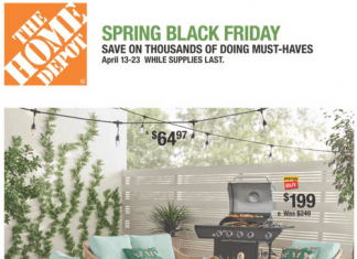 Home Depot Spring Black Friday Ad Apr 13 – Apr 23, 2023