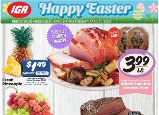 IGA Weekly Ad Apr 05 – Apr 11, 2023 (Easter Promotion Included)