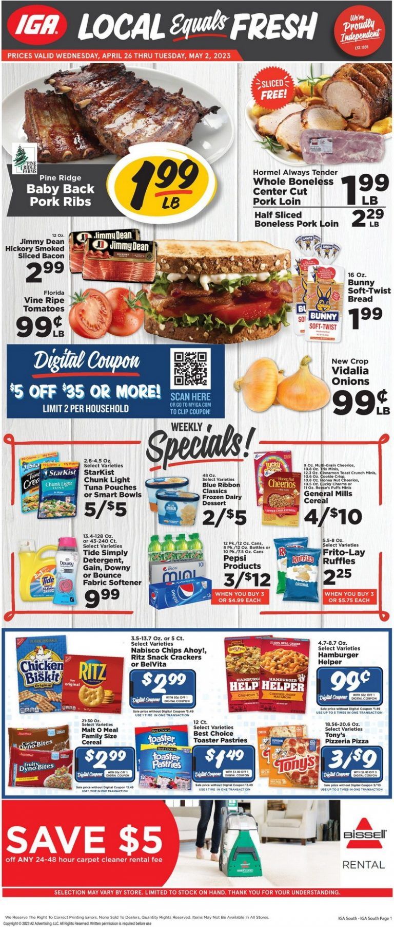 IGA Weekly Ad Apr 26 May 02, 2023