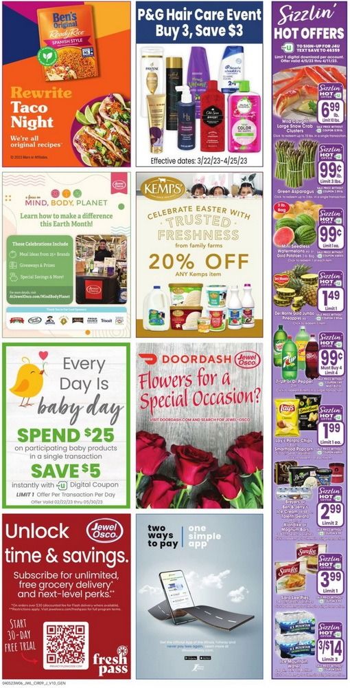 Jewel Osco Weekly Ad Apr 05 Apr 11, 2023 (Easter Promotion Included)