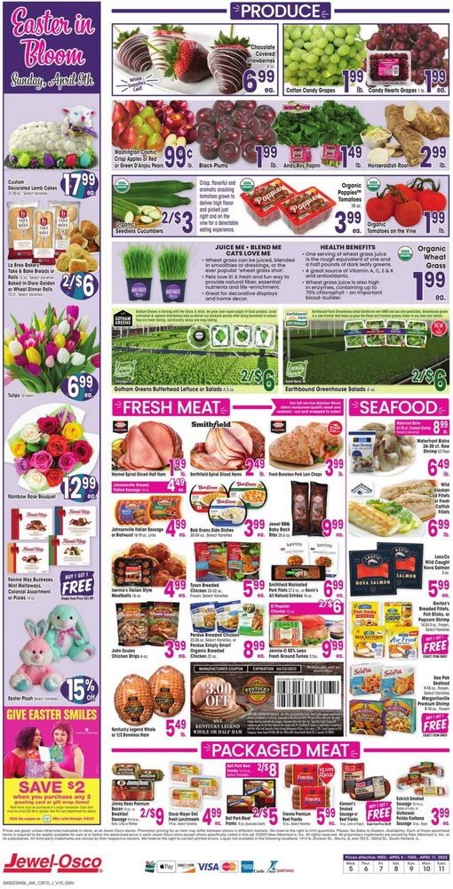 Jewel Osco Weekly Ad Apr 05 Apr 11, 2023 (Easter Promotion Included)