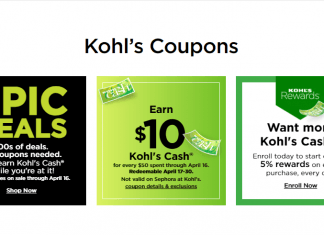 Kohl’s Coupon Sale Until Apr 16, 2023 (Mother’s Day Promotion Included)
