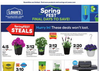 Lowe’s Weekly Ad Apr 13 – Apr 26, 2023