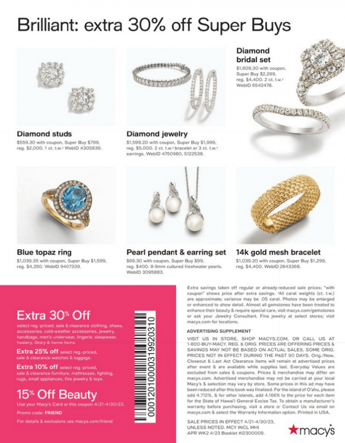 Macy's Weekly Ad Apr 21 Apr 30, 2023