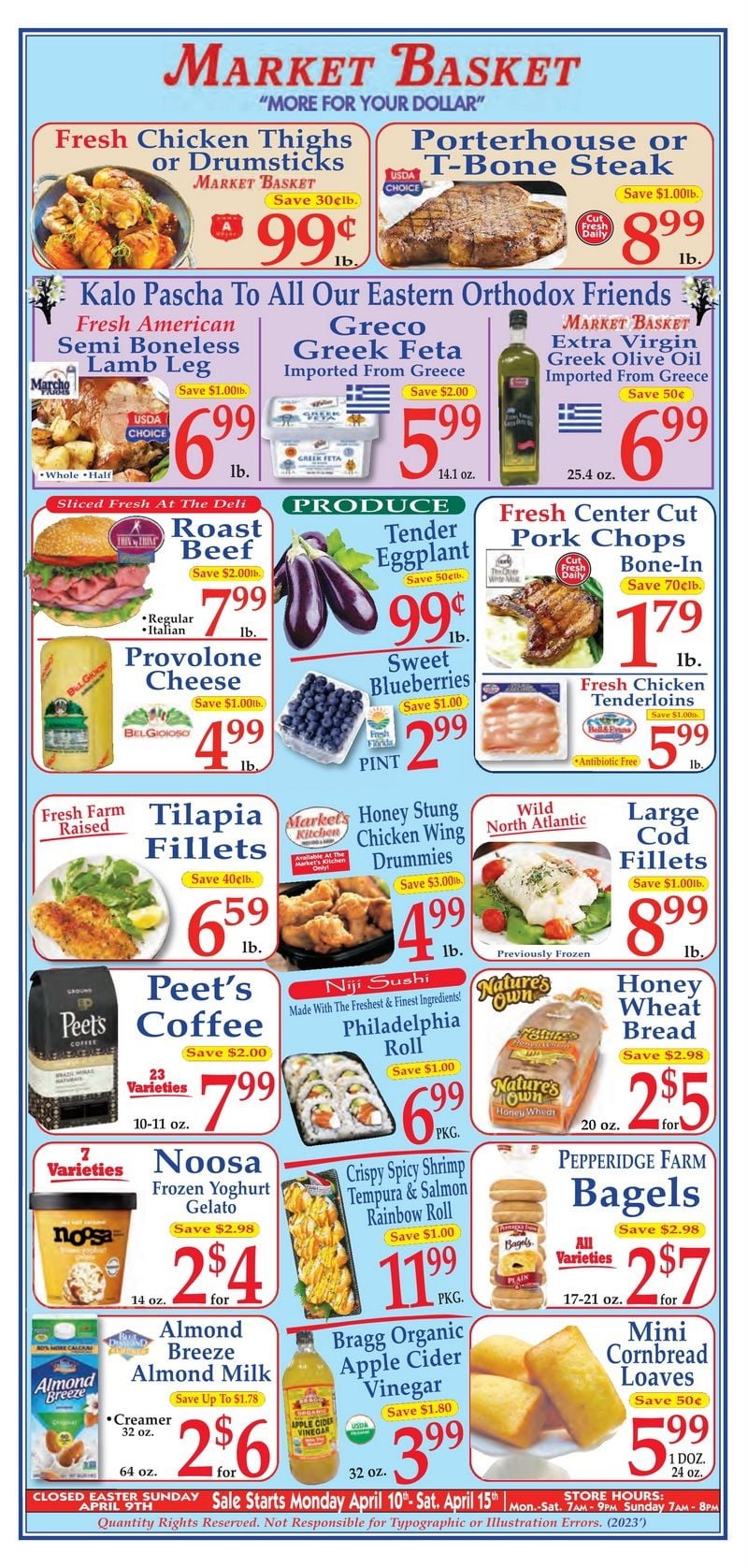 Market Basket Weekly Flyer Apr 10 Apr 15, 2023