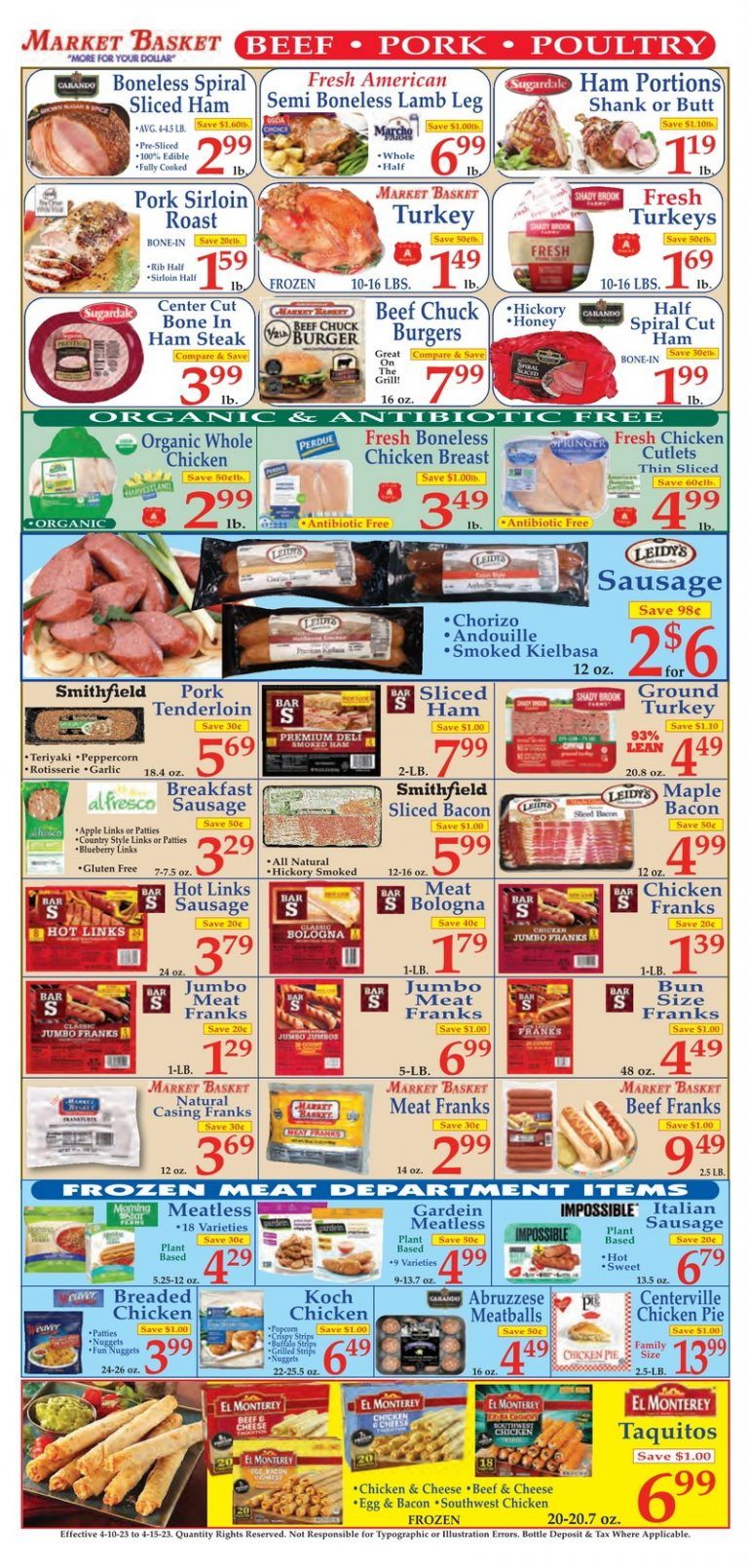 Market Basket Weekly Flyer Apr 10 Apr 15, 2023