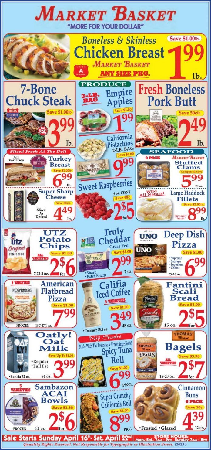 Market Basket Weekly Flyer Apr 16 – Apr 22, 2023