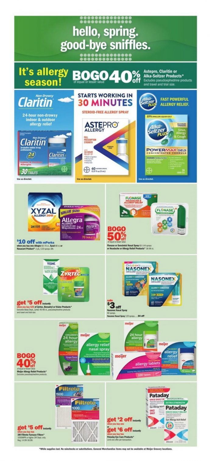 Meijer Weekly Ad Apr 02 Apr 08, 2023 (Easter Promotion Included)