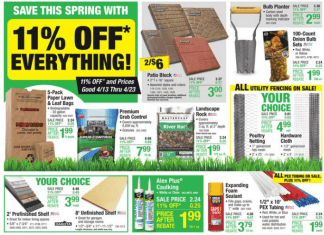 Menards Weekly Ad Apr 12 – Apr 23, 2023