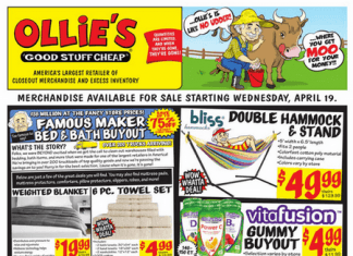 Ollie’s Weekly Ad Apr 19 – Apr 28, 2023