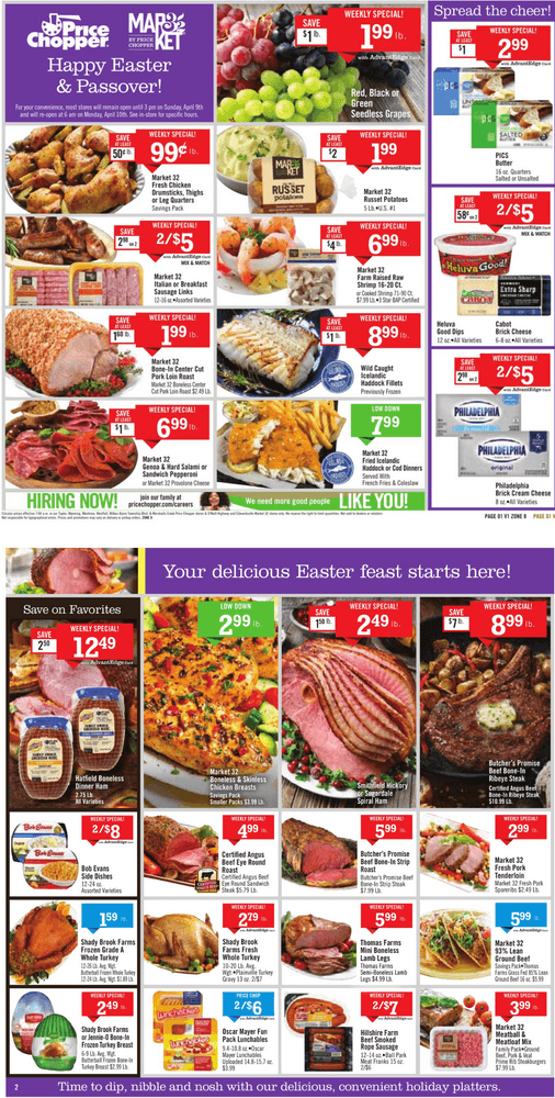 Price Chopper Weekly Ad Apr 02 Apr 08, 2023 (Easter Promotion Included)