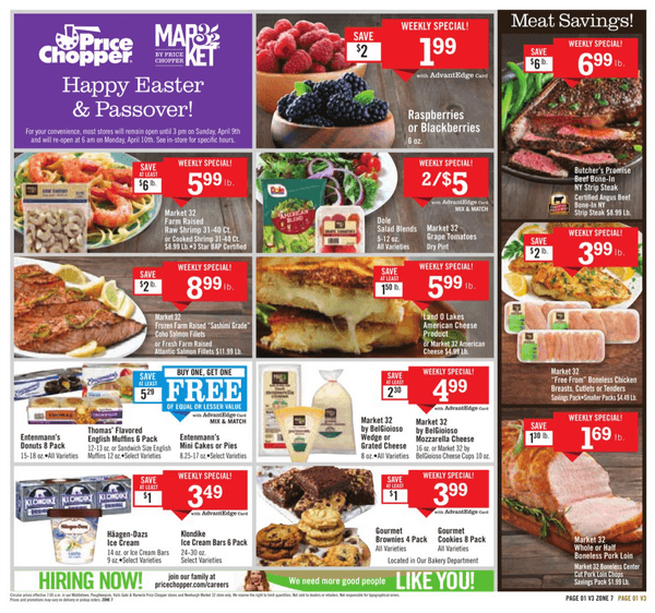 Price Chopper Weekly Ad Apr 09 Apr 15, 2023 (Easter Promotion Included)