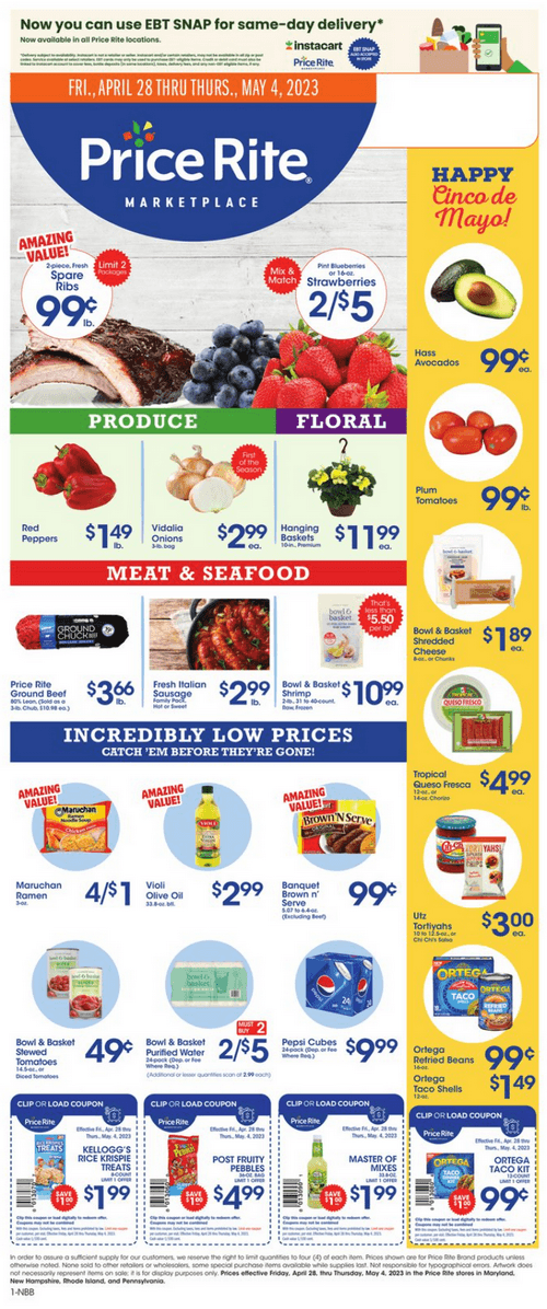 Price Rite Weekly Ad Apr 28 May 04, 2023