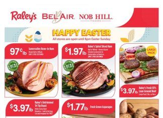 Raley’s Supermarkets Weekly Ad Apr 05 – Apr 11, 2023 (Easter Promotion Included)