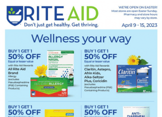 Rite Aid Weekly Ad Apr 09 – Apr 15, 2023