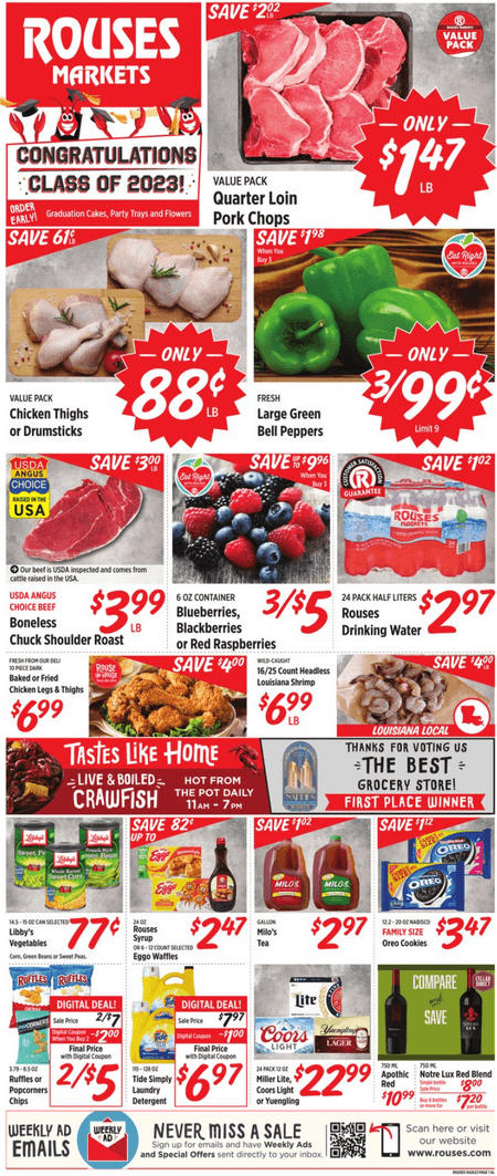Rouses Weekly Ad Apr 26 – May 03, 2023