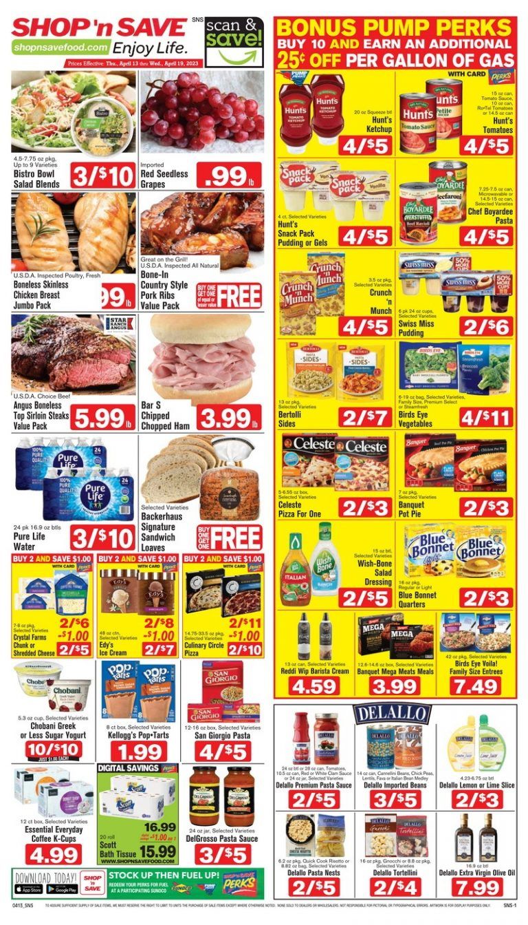 SHOP 'n SAVE Weekly Ad Apr 13 – Apr 19, 2023