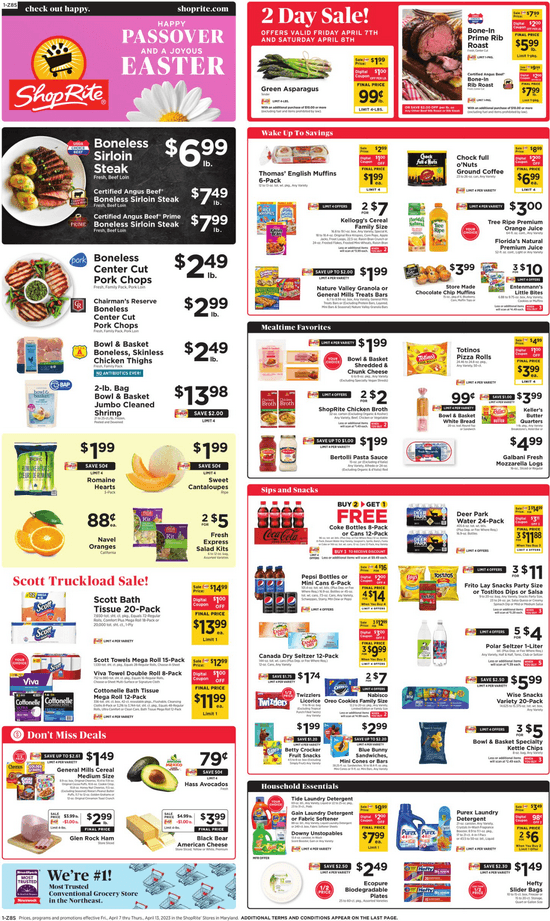 ShopRite Weekly Ad Apr 07 Apr 13, 2023 (Easter Promotion Included)