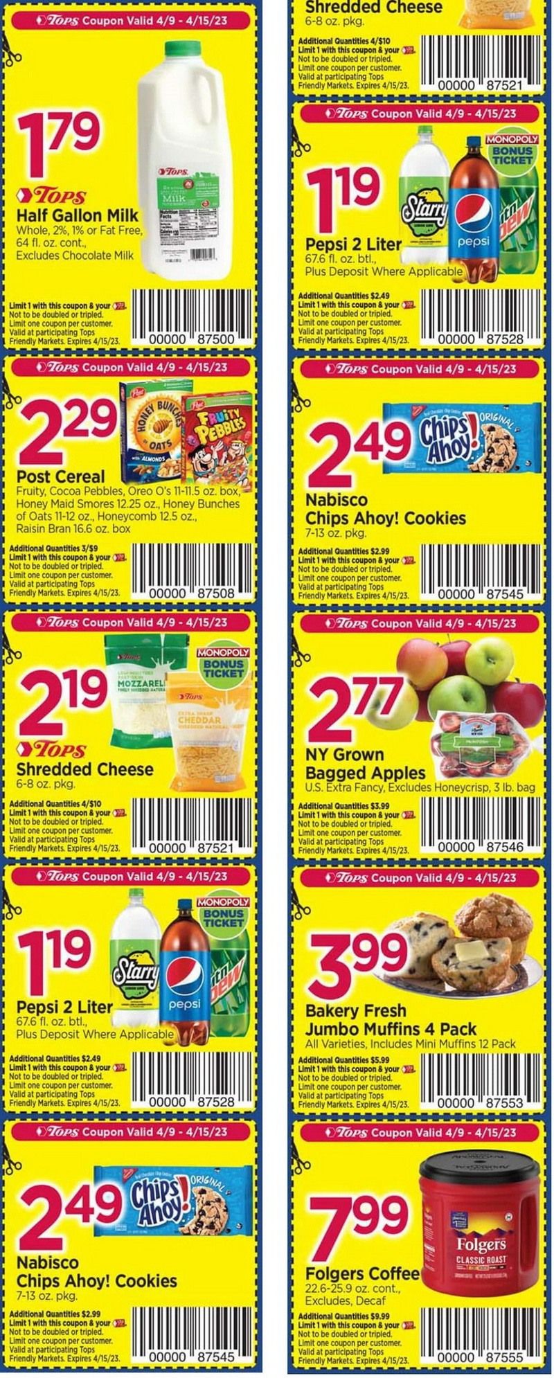 Tops Weekly Ad Apr 09 Apr 15, 2023 (Easter Promotion Included)