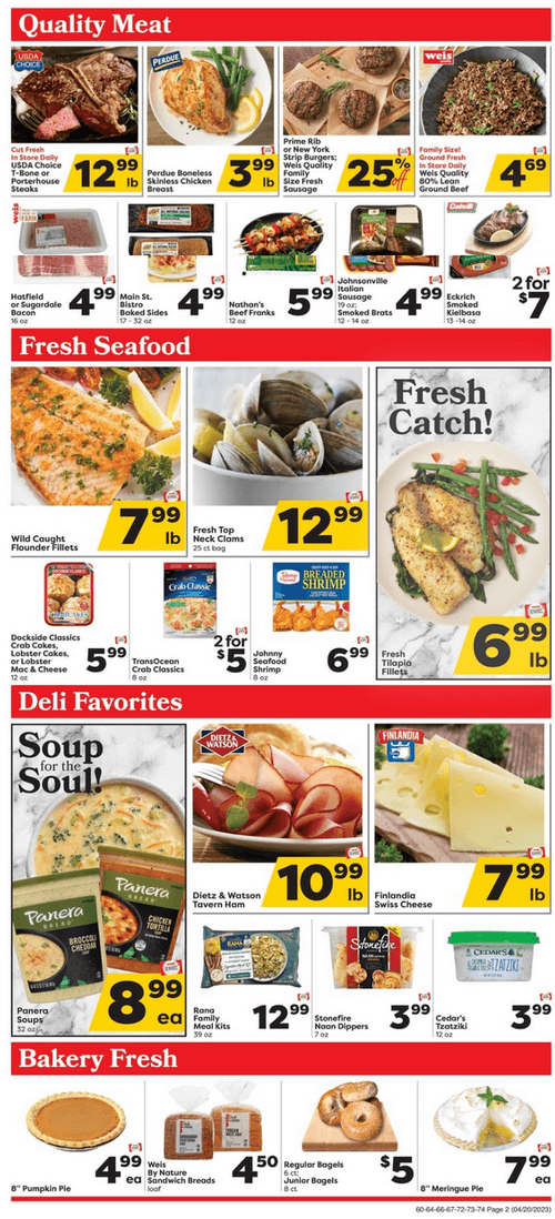 Weis Markets Weekly Sale Apr 20 Apr 26, 2023