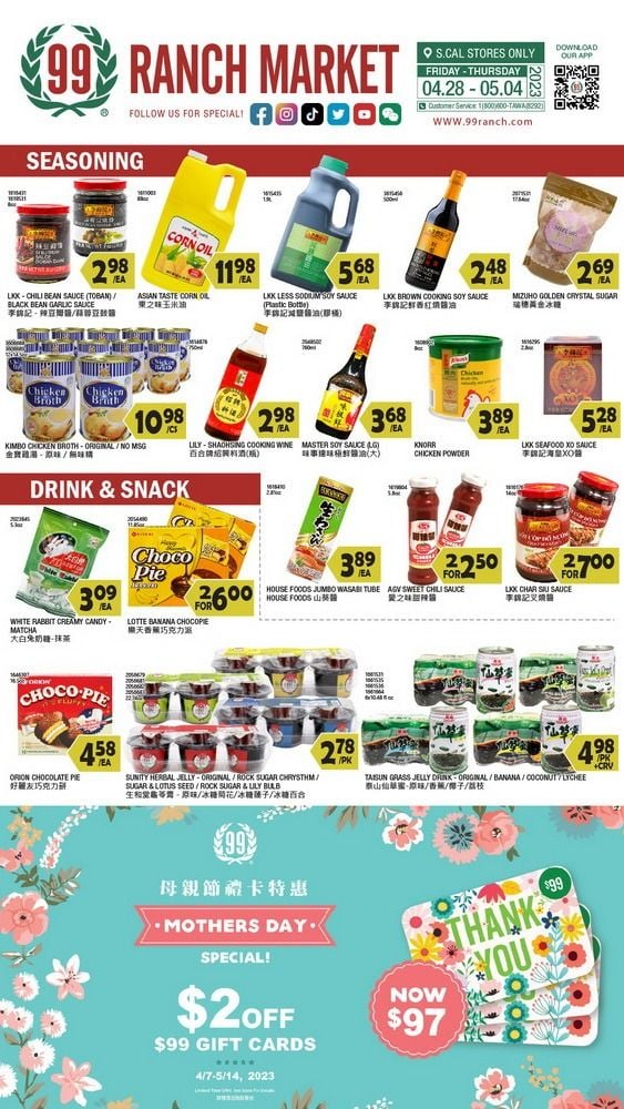 99 Ranch Market Weekly Ad Apr 28 May 04, 2023