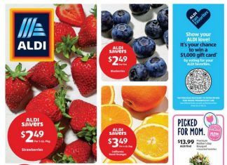 ALDI Weekly Ad May 10 – May 16, 2023 (Mother’s Day Promotion Included)