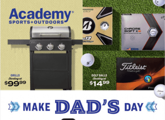Academy Sports + Outdoors Father’s Day Ad May 30 – Jun 18, 2023