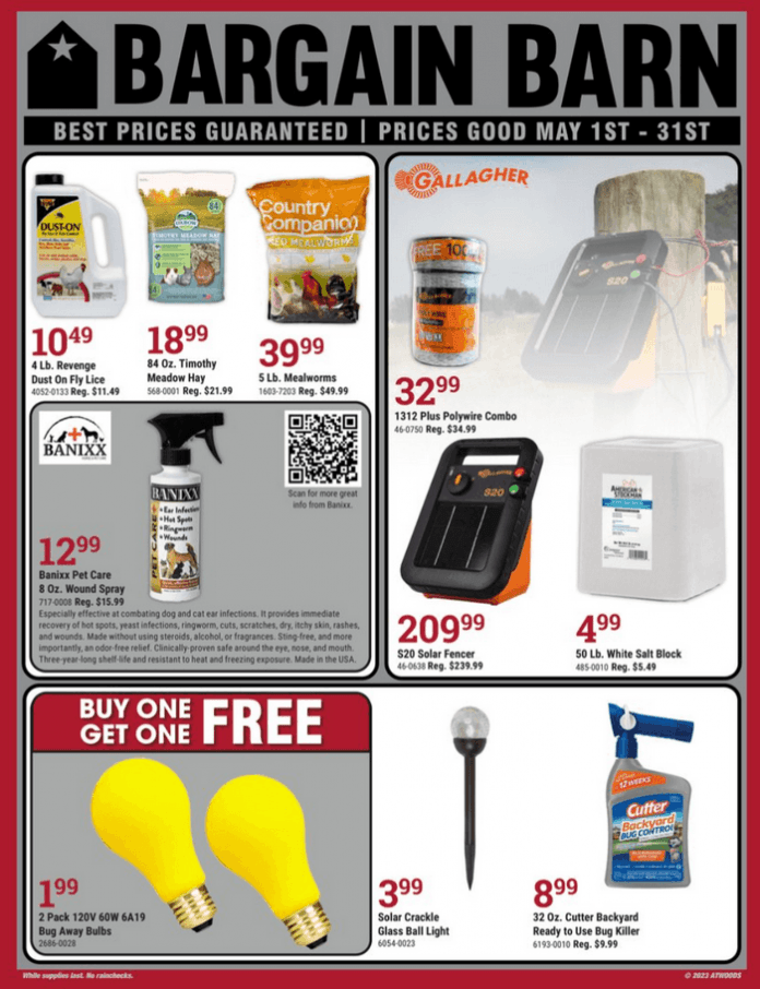 Atwoods Monthly Ad May 01 May 31, 2023
