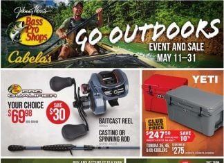 Bass Pro Shops Go Outdoor Event May 11 – May 31, 2023