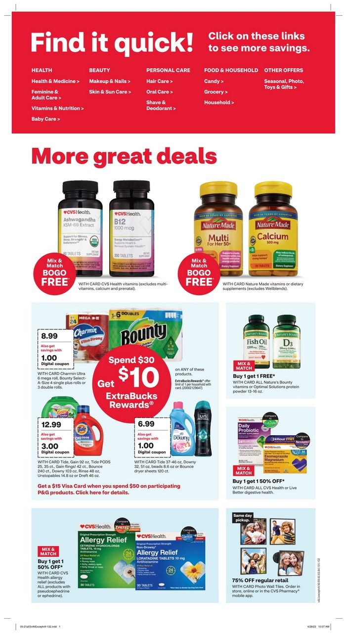 CVS Weekly Ad May 21 May 27, 2023 (Memorial Day Promotion Included)