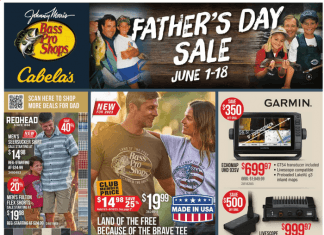 Cabela’s Father’s Day Ad Jun 01 – Jun 18, 202
