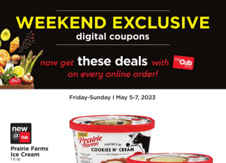 Cub Foods Weekend Exclusive Sale May 05 – May 07, 2023