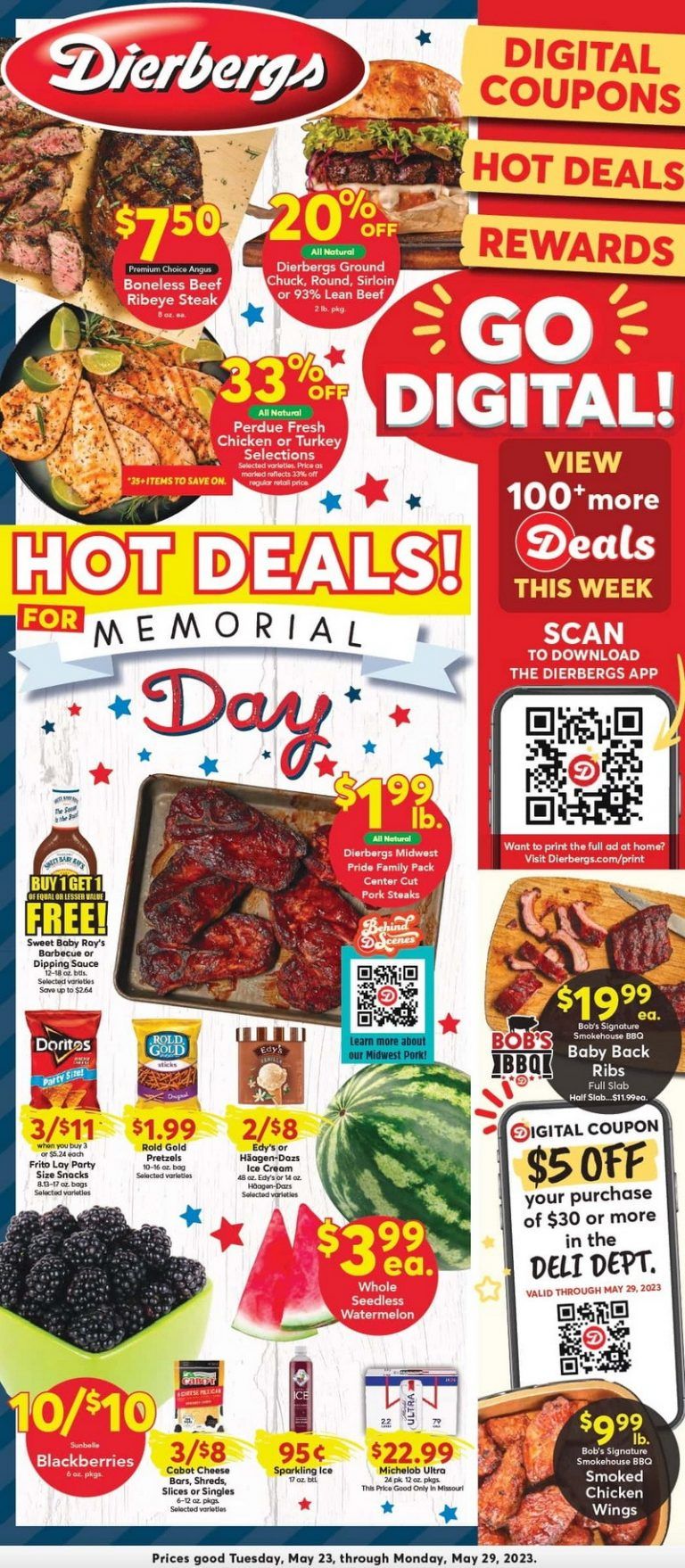 Dierbergs Markets Weekly Ad May 23 May 29, 2023 (Memorial Day