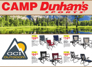 Dunham’s Sports Camping Furniture Ad May 06 – May 11, 2023