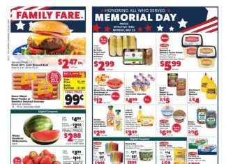 Family Fare Weekly Ad May 21 – May 29, 2023 (Memorial Day Promotion Included)