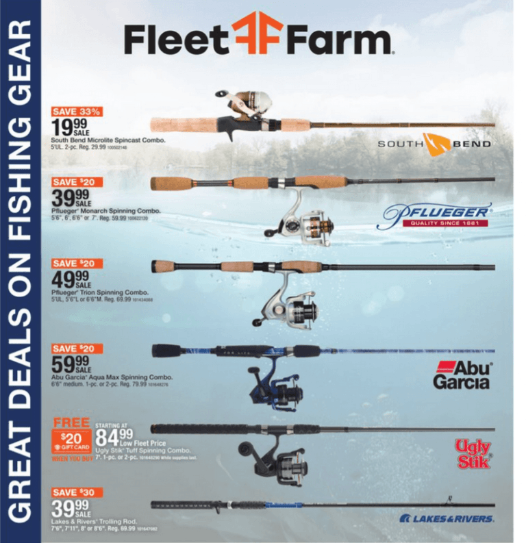 Fleet Farm Fishing Pullout Ad May 05 May 13, 2023