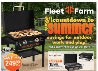 Fleet Farm Summer Countdown Ad May 17 – May 29, 2023