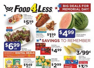 Food 4 Less Weekly Ad May 24 – May 30, 2023 (Memorial Day Promotion Included)