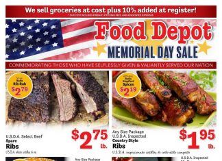 Food Depot Weekly Ad May 22 – May 28, 2023 (Memorial Day Promotion Included)