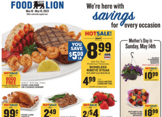 Food Lion Weekly Ad May 10 – May 16, 2023 (Mother’s Day Promotion Included)