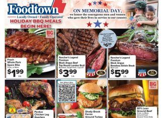 Foodtown Weekly Ad May 26 – June 01, 2023 (Memorial Day Promotion Included)