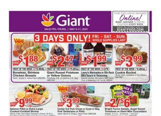 Giant Food Weekly Ad May 05 – May 11, 2023 (Mother’s Day Promotion Included)