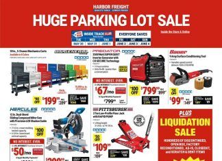 Harbor Freight Huge Parking Lot Sale Mar 30 – Jun 04, 2023