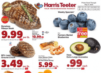 Harris Teeter Weekly Ad May 03 – May 09, 2023 (Mother’s Day Promotion Included)