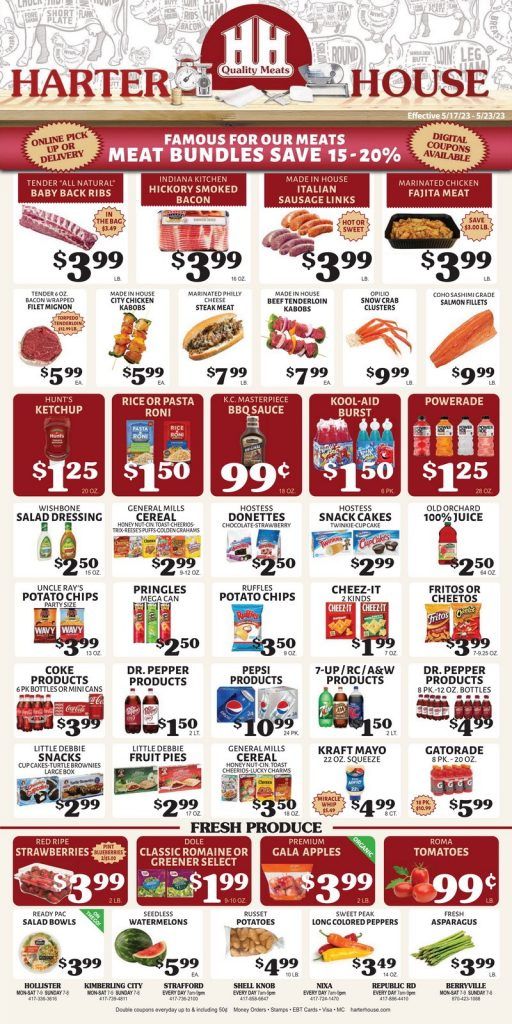 Harter House Weekly Ad May 17 May 23, 2023