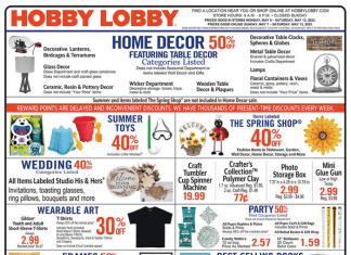 Hobby Lobby Weekly Ad May 07 – May 13, 2023