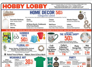 Hobby Lobby Weekly Ad May 14 – May 20, 2023