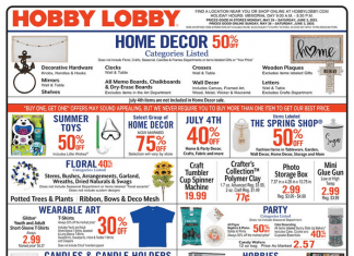 Hobby Lobby Weekly Ad May 28 – June 03, 2023