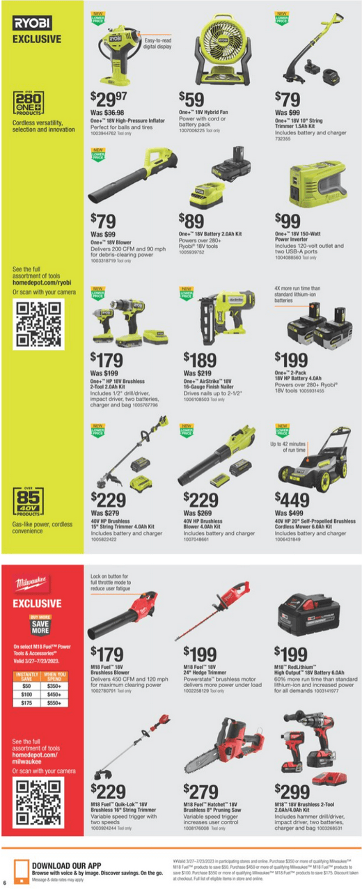 Home Depot Memorial Day Ad May 18 May 29, 2023