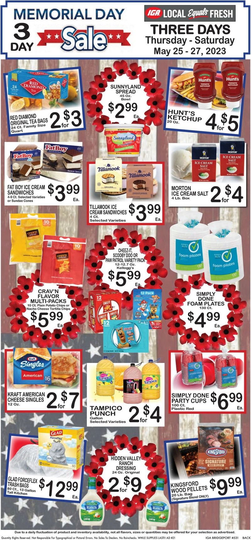 IGA Weekly Ad May 24 May 30, 2023 (Memorial Day Promotion Included)